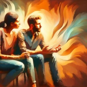 Couple Talking open communication