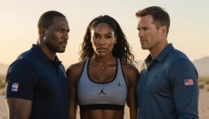 Michael Jordon, Serena Williams, Tom Brady